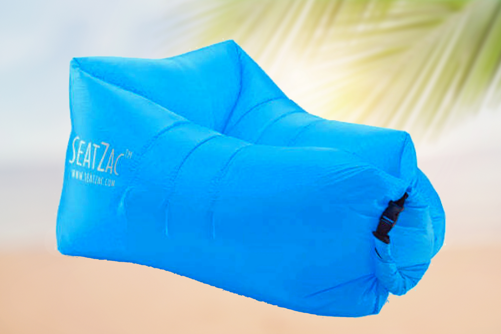 SeatZac Air Lounger, Selbstaufblasbarer Sitzsack, Integrierter Powerbank